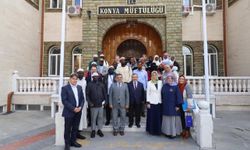 Afrikalı mühtediler Konya'da ağırlandı
