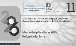 İslam Medeniyetinin İlim Ve Kültür Merkezlerinden Basra