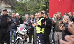 Motosikletleriyle umre yolculuğuna çıktılar