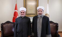 Diyanet İşleri Başkanı Arpaguş, Sırbistan İslam Birliği Meşihatı Başkanı Dudiç’i kabul etti