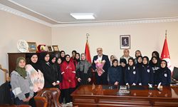 Hafızlık öğrencilerinden müftülüğe ziyaret