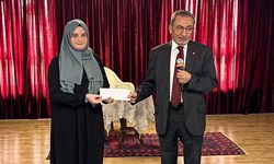 Bölge ikincisi hafız ödüllendirildi