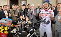 Çanakkaleli bisikletçi umre için 4 bin kilometre pedal çevirecek