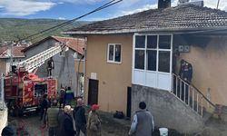 Sinop'ta cami lojmanında çıkan yangın söndürüldü