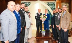 Hakkari Valisi Taşyapan, müftüleri kabul etti