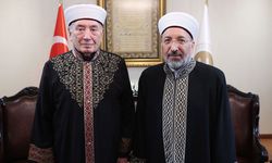 Başkan Arpaguş, Belarus Müslümanları Dini İdare Birliği Başkanı Şabanoviç’i kabul etti