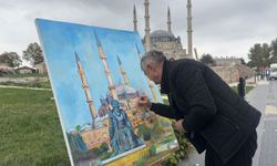 Balkan ressamları Selimiye'yi resmetti
