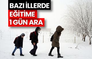 Zonguldak, Bolu, Düzce, Sakarya, Karabük, Amasra ve Şile'de eğitime 1 gün ara
