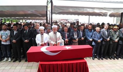 Tokat şehidini dualarla uğurladı