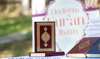 Osmaniye’de 33 bin Kur’an hediye edildi