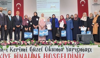 Kur’an-ı Kerim’i Yüzünden Güzel Okuma Yarışması Türkiye finali yapıldı