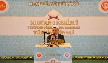 Kur’an-ı Kerim’i Yüzünden Güzel Okuma Yarışması Türkiye Finali yapıldı
