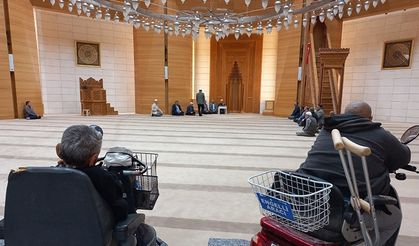 Karaman'da cami engelli buluşması