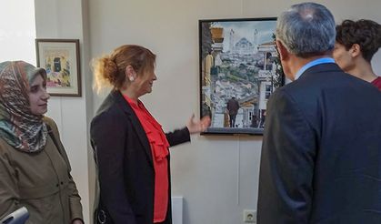 Mezitli'de "Cami ve Hayat" temalı resim yarışması düzenlendi