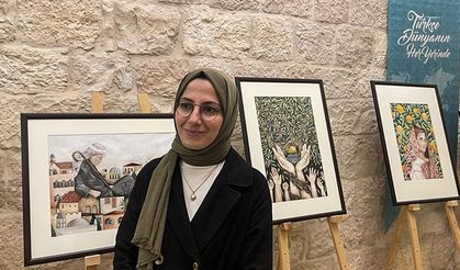 Türk ressam, Kudüs'ün yaşamına ışık tutuyor