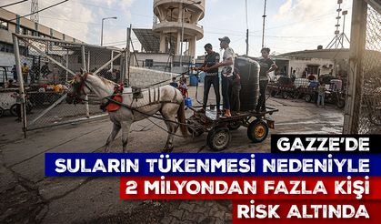 Gazze'de suların tükenmesi nedeniyle 2 milyondan fazla kişi risk altında