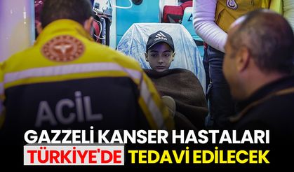 Gazzeli kanser hastaları Türkiye'de tedavi edilecek