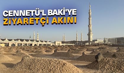 Cennetü'l Baki'ye ziyaretçi akını