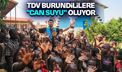 TDV'nin hayırseverlerin bağışlarıyla açtığı su kuyuları Burundililere "can suyu" oluyor