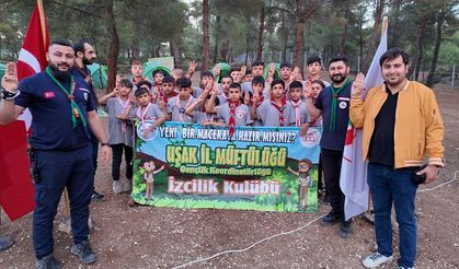 Uşak Diyanet İzcilik Kulübü kampta buluştu