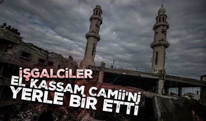 İşgalciler, El Kassam Camii'ni yerle bir etti