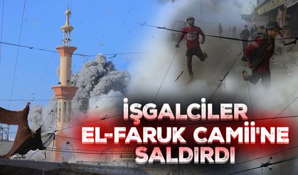 İşgalciler, El-Faruk Camii'ne hava saldırısı düzenledi