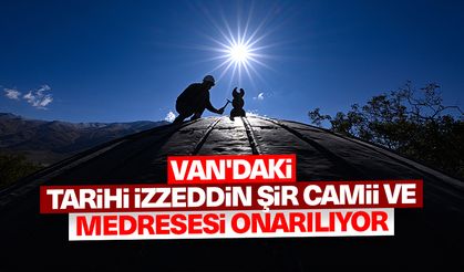 Van'daki tarihi İzzeddin Şir Camii ve Medresesi onarılıyor