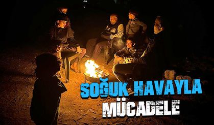 Gazze'de soğuk havayla mücadele