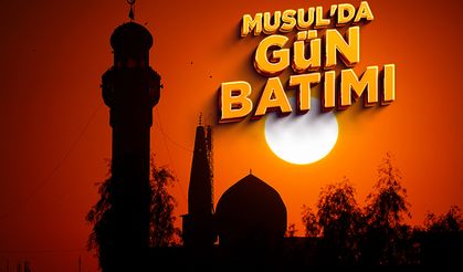 Musul'da gün batımı