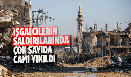 İşgalcilerin saldırılarında çok sayıda cami yıkıldı