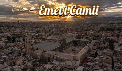 Suriye'nin başkenti Şam'daki Emevi Camii