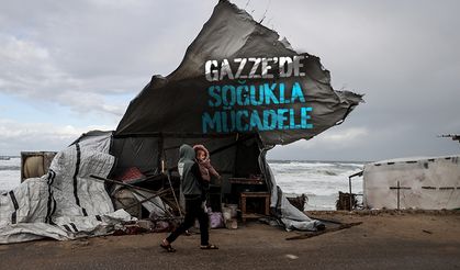 Çadırlarda soğuk hava mücadelesi