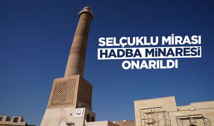 Musul’da DEAŞ’ın yıktığı Selçuklu mirası Hadba Minaresi'nin onarımı tamamlandı