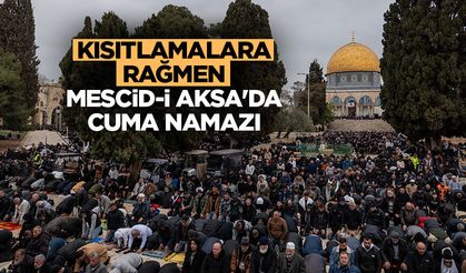 Kısıtlamalara Rağmen Mescid-i Aksa'da Cuma Namazı