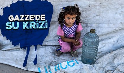 Gazze'de su krizi devam ediyor