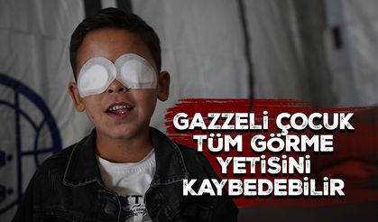 Gazze’de patlamada bir gözünü kaybeden 7 yaşındaki çocuk, tüm görme yetisini kaybedebilir