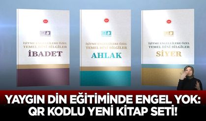 Yaygın Din Eğitiminde Engel Yok: QR Kodlu Yeni Kitap Seti!