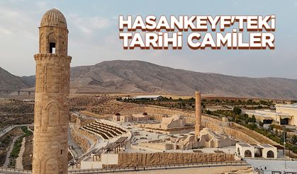 Hasankeyf'teki tarihi yapılar havadan görüntülendi