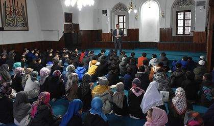 Bilecik'te öğrenciler camide buluştu