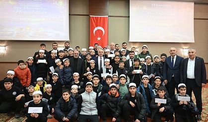 Malatya'da hafızlarla iftar sofrasında buluştu