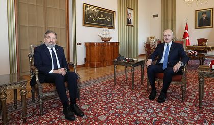 TBMM Başkanı Kurtulmuş, Diyanet İşleri Başkanı Arpaguş'u kabul etti