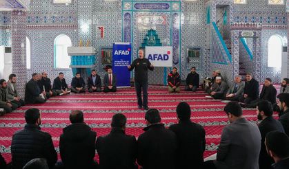 Diyarbakır'daki camilerde afet eğitimi veriliyor