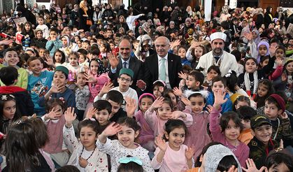 Malatya'da çocuklar ramazan şenliğinde buluştu