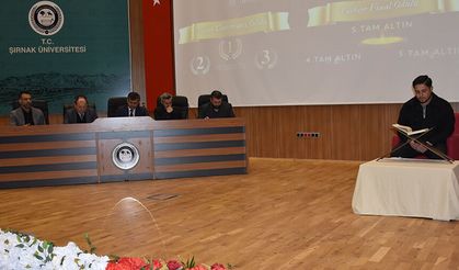 Şırnak'ta "Hafızlık ve Kur'an-ı Kerim'i Güzel Okuma Yarışması" düzenlendi