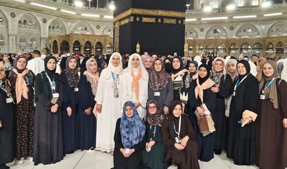 Vartolu hafızlar umre heyecanı yaşadı