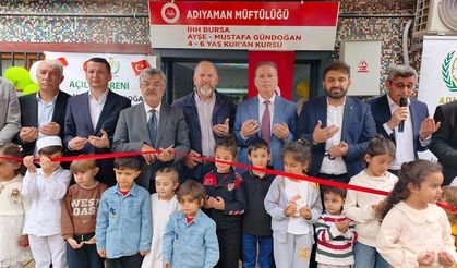 Adıyaman’da 4-6 Yaş Kur’an Kursu açıldı