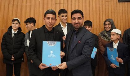 Bingöl'de hafızlar belge aldı