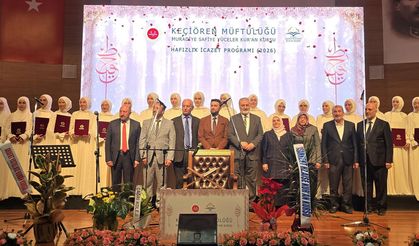 Keçiören'de 34 hafız için icazet töreni düzenlendi