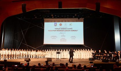 Ferah Merkez Cami Tasavvuf Musikisi Çocuk ve Gençlik Korosu sahne aldı