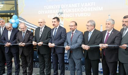 Diyarbakır'da TDV Kız Öğrenci Yurdu hizmete açıldı